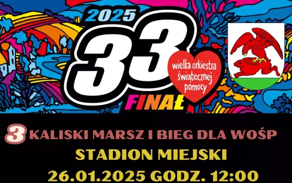 Zdjęcie do III Kaliski Marsz i Bieg dla WOŚP 2025